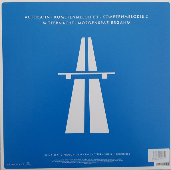 Kraftwerk ‎– Autobahn (1974) - New Lp Record 2020 Kling Klang/Parlophone Europe Import Blue 180 gram Vinyl - Electronic / Krautrock / Electro - Shuga Records