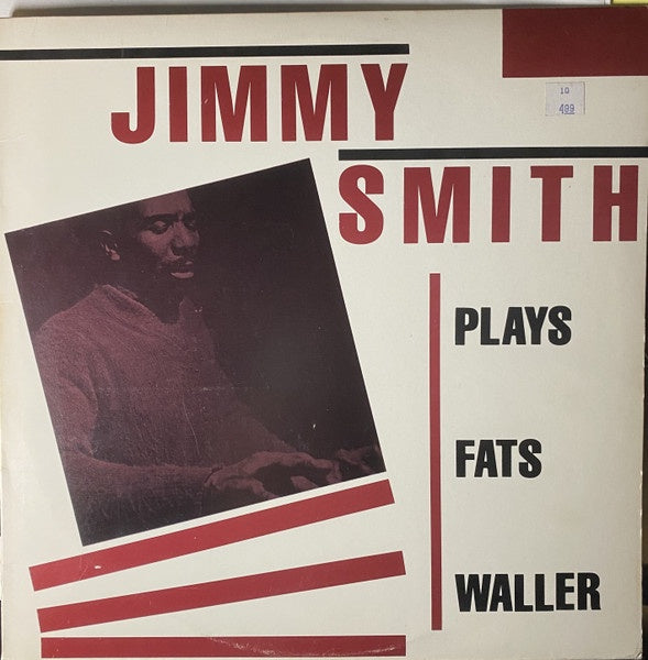 Jimmy Smith – Plays Fats Waller (1962) - Mint- LP Record 1982 Applause USA Vinyl - Jazz / Jazz-Funk