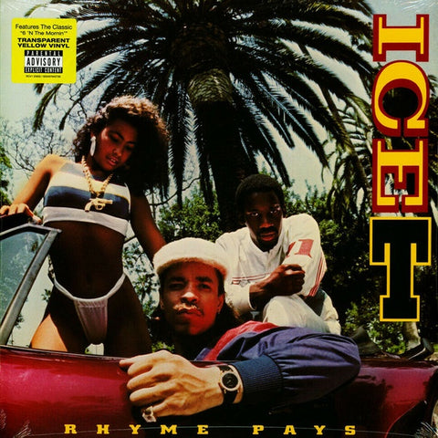 Ice-T - Rhyme Pays (1987) - New LP Record Store Day Black Friday 2020 Sire Yellow Vinyl - Hip Hop