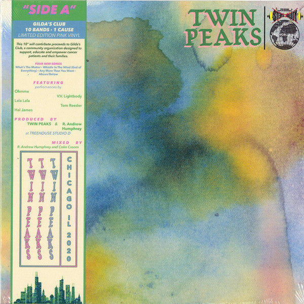 Twin Peaks - Side A - New 10" EP Record 2020 Grand Jury Ten Bands One Cause Pink Vinyl - Chicago Garage Rock - Shuga Records