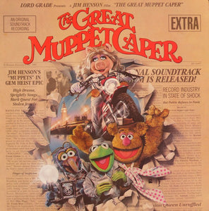 The Muppets ‎– The Great Muppet Caper : An Original Soundtrack Recording - VG+ Stereo 1981 USA Original Press Record With Matching Inner Sleeve) - Soundtrack