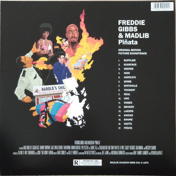 Freddie Gibbs & Madlib - Piñata: The 1974 Version - Mint- LP Record Store Day 2020 Madlib Medicine Show RSD Vinyl - Hip Hop - Shuga Records
