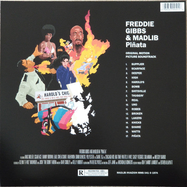 Freddie Gibbs & Madlib - Piñata: The 1974 Version - Mint- LP Record Store Day 2020 Madlib Medicine Show RSD Vinyl - Hip Hop
