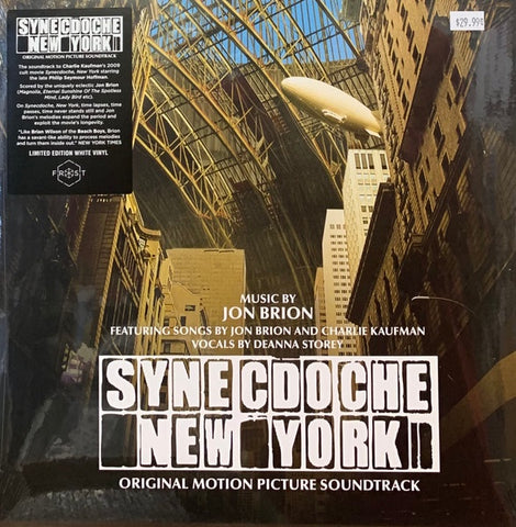 Jon Brion – Synecdoche, New York (Original Motion Picture 2009)- New LP Record Store Day 2020 Frost White Vinyl - Soundtrack