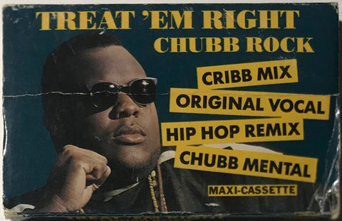 Chubb Rock – Treat 'Em Right - Used Cassette 1990 Select Tape - Hip-House