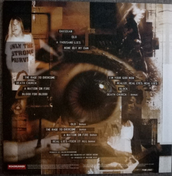 Machine Head ‎– Burn My Eyes (1994) - New LP Record 2020 Run Out Groove/Roadrunner USA Gold/Orange Vinyl & Numbered - Thrash / Heavy Metal - Shuga Records