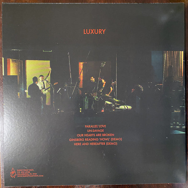 Luxury ‎– One-Sided LP - New Record 2021 Burnt Toast USA Vinyl - Indie Rock / Alternative Rock - Shuga Records