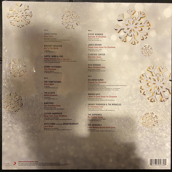 Various - NOW That's What I Call Music! R&B CHRISTMAS - New 2 Lp Record 2020 USA Clear Vinyl - Soul / R&B / Holiday