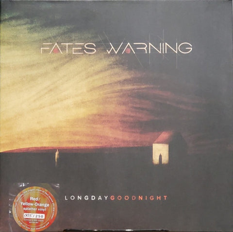 Fates Warning – Long Day Good Night - Mint- 2 LP Record 2020 Metal Blade ed/Yellow-Orange Splatter Vinyl & Numbered - Progressive Metal