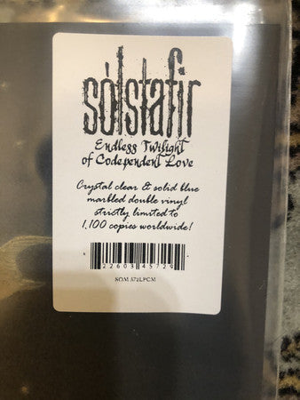 Sólstafir ‎– Endless Twilight Of Codependent Love - New 2 LP Record 2020 Season Of Mist Europe Import Crystal Clear & Solid Blue Marbled Vinyl & Booklet - Post-Metal - Shuga Records