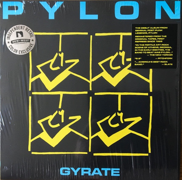 Pylon ‎– Gyrate (1980) - New LP Record 2020 New West Blue Opaque Vinyl -  Alternative Rock / New Wave / Post Punk