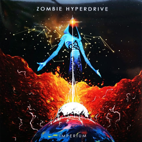 Zombie Hyperdrive – Imperium - Mint- LP Record 2020 Orange & Yellow w/Black MOLTEN 180 gram Vinyl - Synthwave / Ambient / Dark Ambient
