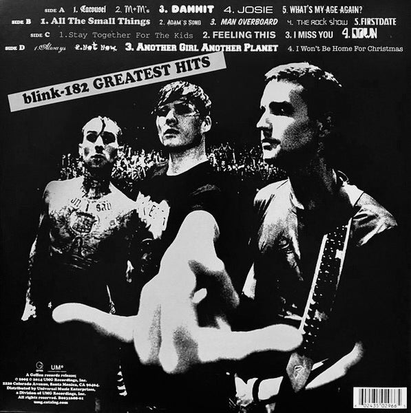 Blink-182 – Greatest Hits - New 2 LP Record 2020 Geffen Target Exclusive  Aqua Blue & Leaf Green Vinyl - Pop Rock / Punk - Shuga Records