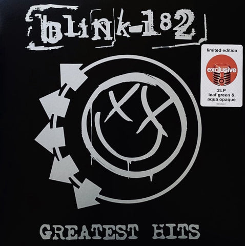 Blink-182 – Greatest Hits - New 2 LP Record 2020 Geffen Target Exclusive  Aqua Blue & Leaf Green Vinyl - Pop Rock / Punk