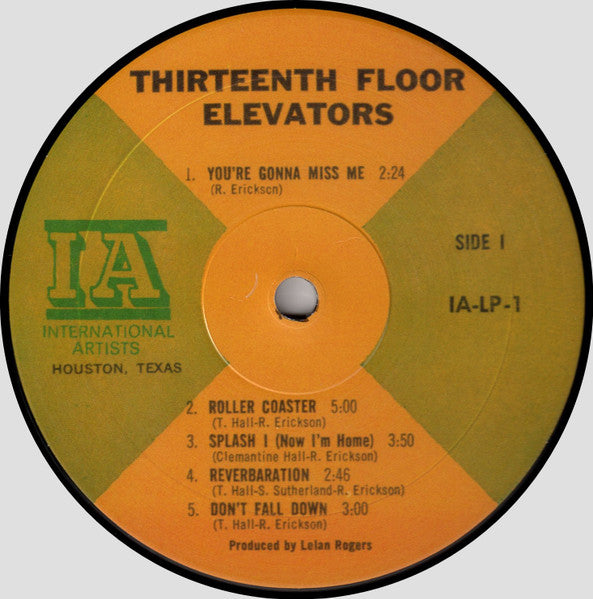 The 13th Floor Elevators – The Psychedelic Sounds Of The 13th Floor Elevators (1966) - Mint- 2 LP Record 2020 International Artists Charly USA 180 gram Vinyl - Psychedelic Rock / Garage Rock - Shuga Records