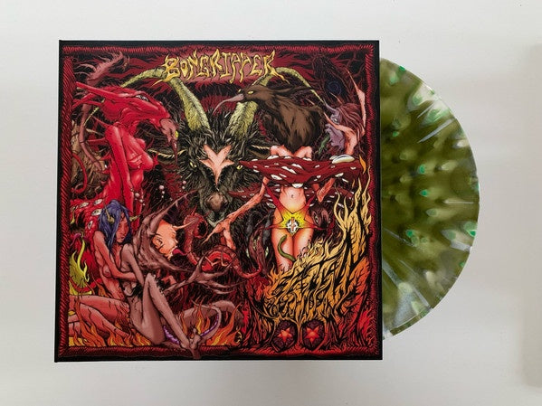Bongripper ‎– Satan Worshipping Doom (2010) - New 2 LP Record 2020 Great Barrier Green/Grey/Black Splatter Vinyl & Download - Chicago Doom Metal - Shuga Records