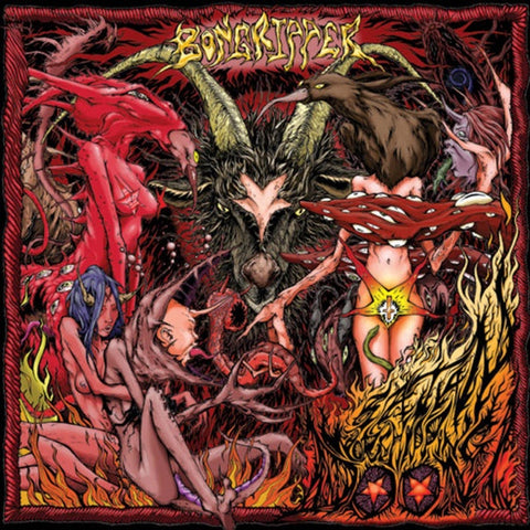 Bongripper ‎– Satan Worshipping Doom (2010) - New 2 LP Record 2020 Great Barrier Red/White/Black Splatter Vinyl & Download - Chicago Doom Metal