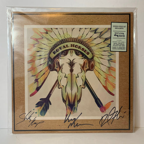 Royal Horses - A Modern Man's Way To Improve - New LP Record Store Day 2020 Okemah 180 gram Green/White Marble Vinyl & Autographed Sleeve - Rock