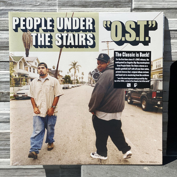 People Under The Stairs ‎- O.S.T. (2002) - Mint- 2 LP Record 2020 Pieclock USA Vinyl - Hip Hop - Shuga Records