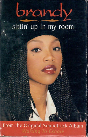 Brandy– Sittin' Up In My Room- Used Cassette Single 1996 Arista Tape- Hip Hop