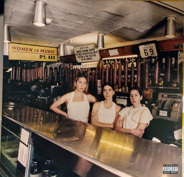Haim - Women In Music Pt. III - Mint- 2 LP Record 2020 Columbia Webstore Exclusive Yellow Vinyl & Download - Pop / Pop Rock - Shuga Records