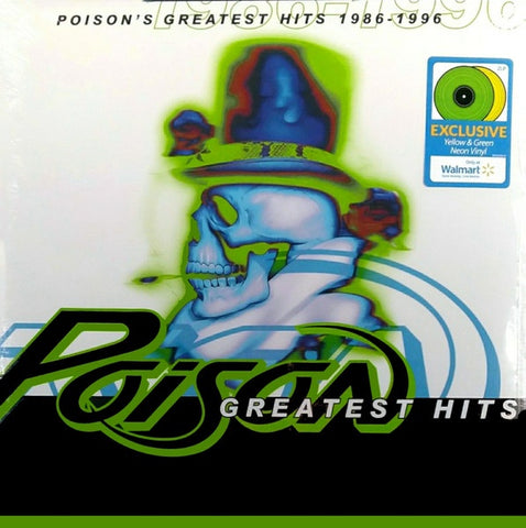 Poison – Poison's Greatest Hits 1986-1996 - Mint- 2 LP Record 2020 Capitol Walmart Exclusive Green & Yellow Vinyl - Hard Rock / Pop Rock