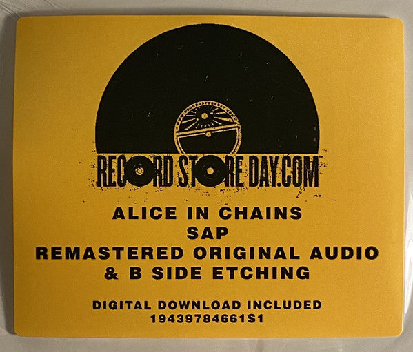 Alice In Chains - SAP (1992) - New EP Record Store Day Black Friday 2020 Columbia France Import RSD Vinyl - Alternative Rock / Grunge - Shuga Records