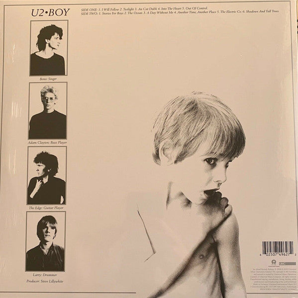 U2 ‎– Boy (1980) - New LP Record Store Day 2020 Island Europe Import RSD White Vinyl - Pop Rock - Shuga Records