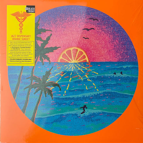 Various ‎– Jazz Dispensary: Orange Sunset - New LP Record Store Day Black Friday 2020 Craft USA Yellow Starburst Vinyl - Jazz / Funk