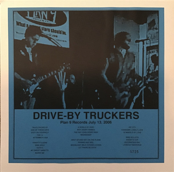 Drive-By Truckers - Plan 9 Records July 13, 2006 - New 3 LP Record Store Day 2020 New West Vinyl Red & Blue Cover - Southern Rock - Shuga Records