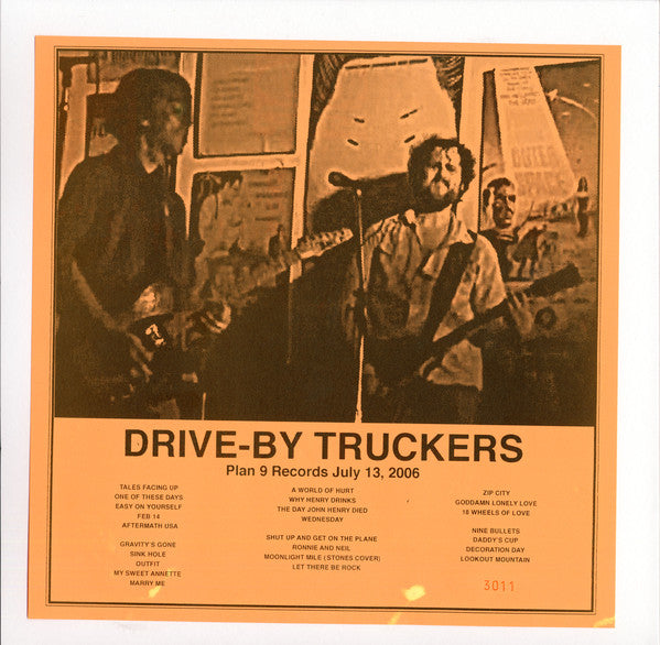 Drive-By Truckers - Plan 9 Records July 13, 2006 - New 3 LP Record Store Day 2020 New West Vinyl Red/Orange Cover - Southern Rock - Shuga Records