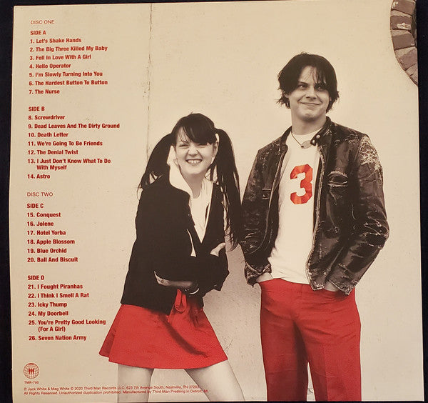 The White Stripes ‎– My Sister Thanks You And I Thank You: The White Stripes Greatest Hits - New 2 LP Record 2020 Third Man USA Vinyl - Garage Rock - Shuga Records