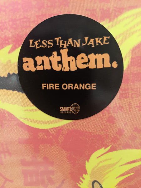 Less Than Jake ‎– Anthem - New LP Record 2020 Smartpunk USA Fire Orange Vinyl - Punk / Ska - Shuga Records