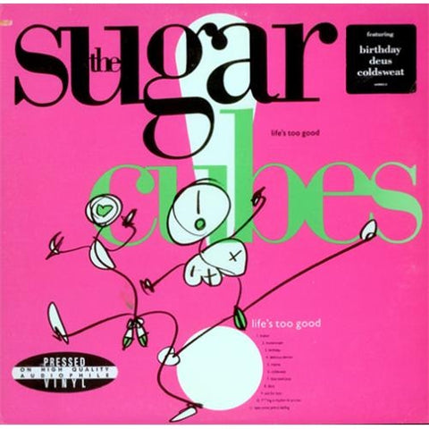 The Sugarcubes (Bjork) – Life's Too Good - VG+ LP Record 1998 Elektra USA Promo Vinyl - Pop Rock / Alternative Rock