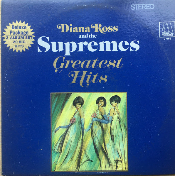 Diana Ross & The Supremes ‎– Greatest Hits - VG+ 2 LP Record 1967 Motown USA Vinyl - Soul / Rhythm & Blues