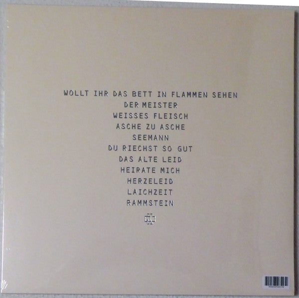 Rammstein - Herzeleid XXV (1995) - Mint- 2 LP Record 2021 Universal Vertigo Europe Blue Black Splatter 180 gram Vinyl - Heavy Metal / Industrial Metal - Shuga Records