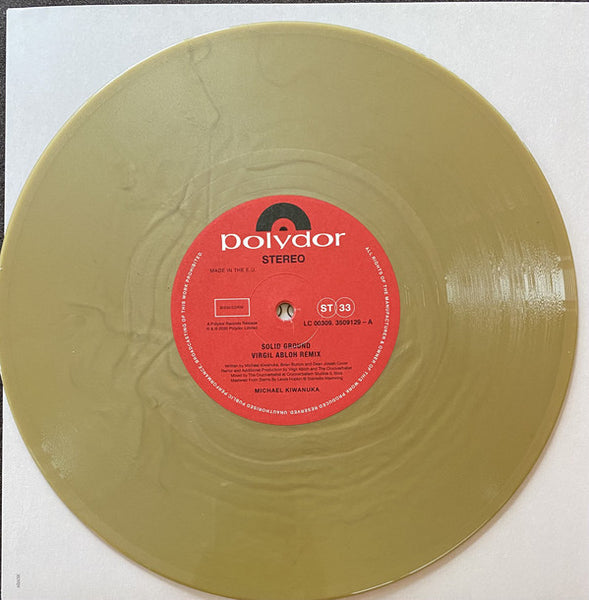 Michael Kiwanuka ‎– Solid Ground (Virgil Abloh Remix) - New 10" EP Record 2020 Polydor UK Import Gold Vinyl - Funk / Soul / Breakbeat - Shuga Records