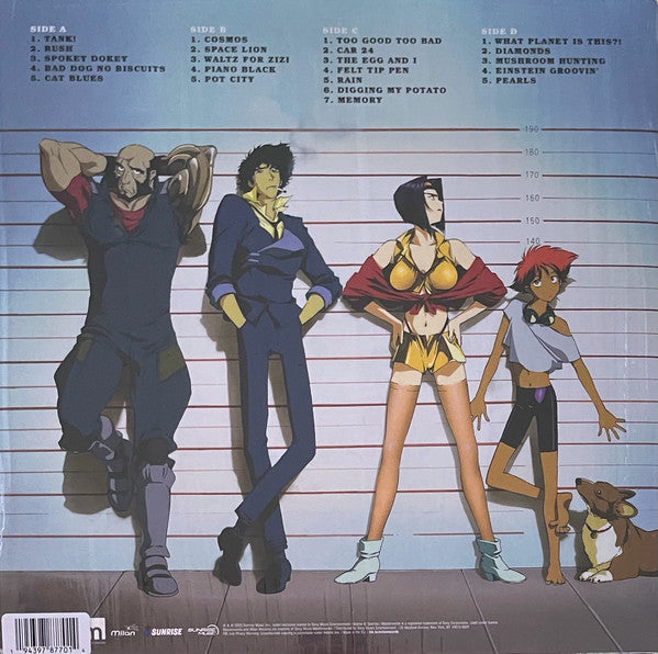 The Seatbelts ‎– Cowboy Bebop (Original Series) - New 2 LP Record 2020 Milan Europe Translucent Clear w/ Black / Pink / Blue Splatter Vinyl - Anime Soundtrack