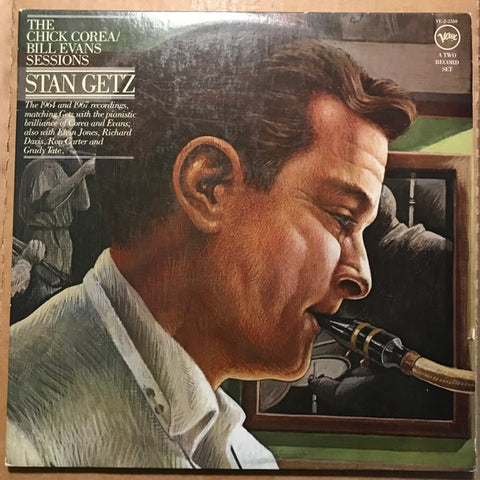 Stan Getz – The Chick Corea / Bill Evans Sessions - Mint- 2 LP Record 1976 Verve USA Promo Vinyl - Jazz