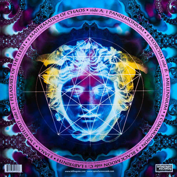 Killing Joke ‎– Pandemonium (1994) - New 2 LP Record 2021 Spinefarm Europe Import Blue & Clear Vinyl - Heavy Metal / Industrial - Shuga Records