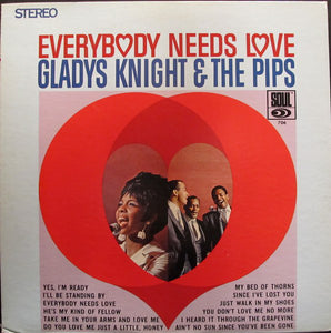 Gladys Knight & The Pips ‎– Everybody Needs Love - VG+ 1967 Stereo Original Press (Matching Inner Sleeve) USA - Soul