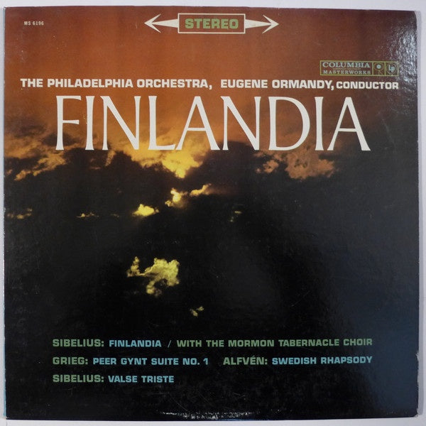 Eugene Ormandy The Philadelphia Orchestra – Finlandia (1960) - New LP Record 1960s Columbia Masterworks USA Vinyl - Classical