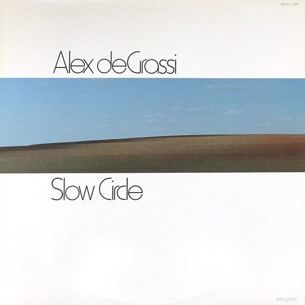 Alex deGrassi – Slow Circle - VG+ LP Record 1979 Windham Hill USA Vinyl - New Age - Shuga Records