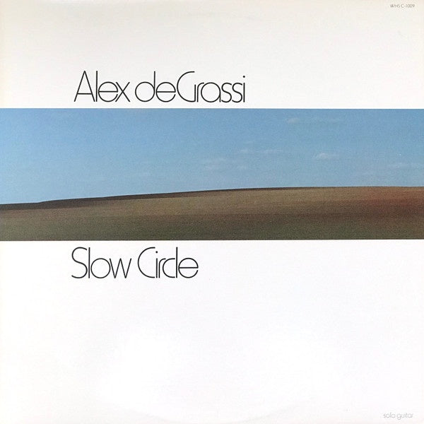 Alex deGrassi – Slow Circle - VG+ LP Record 1979 Windham Hill USA Vinyl - New Age