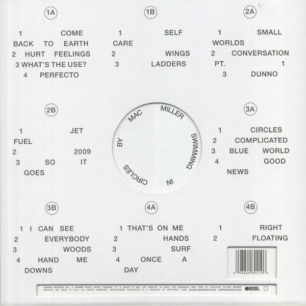 Mac Miller ‎– Swimming In Circles - New 4 LP Record Box Set 2020 Warner USA Blue Vinyl, Poster - Hip Hop - Shuga Records
