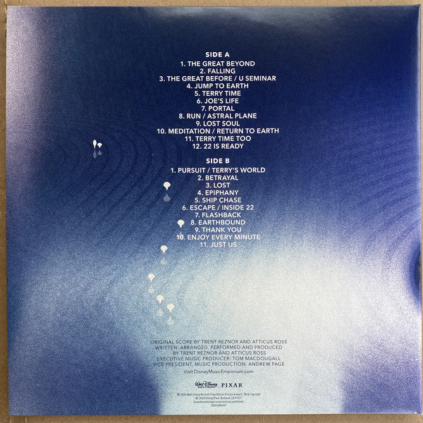 Trent Reznor And Atticus Ross ‎- Soul (Original Motion Picture Score) - New LP Record 2020 Walt Disney USA Vinyl - Soundtrack - Shuga Records