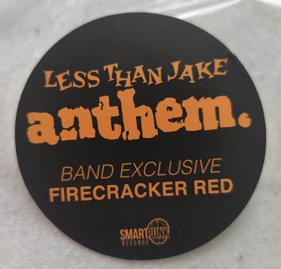 Less Than Jake ‎– Anthem - New LP Record 2020 Smartpunk USA Fire Cracker Red Band Exclusive Vinyl - Punk / Ska - Shuga Records