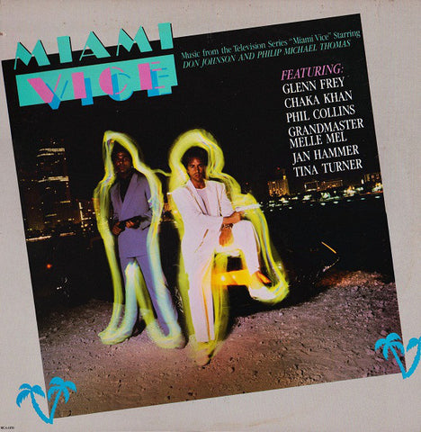 Various ‎– Miami Vice Music From The Television Series - VG+ LP Record 1985 MCA USA Vinyl - Soundtrack