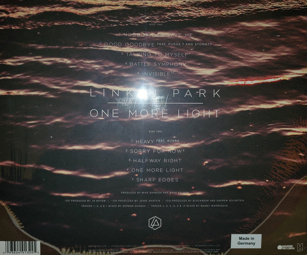 Park – One More Light (2017) - New Record 2020 Warner Europe– Shuga Records