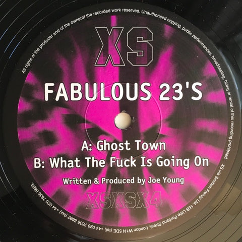 Fabulous 23's – Ghost Town - New 12" Single Record 2000 XS UK Vinyl - Acid